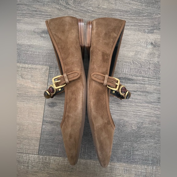 New Veronica Beard Selene Charms Pointed Toe Flat size 10 - Picture 7 of 8